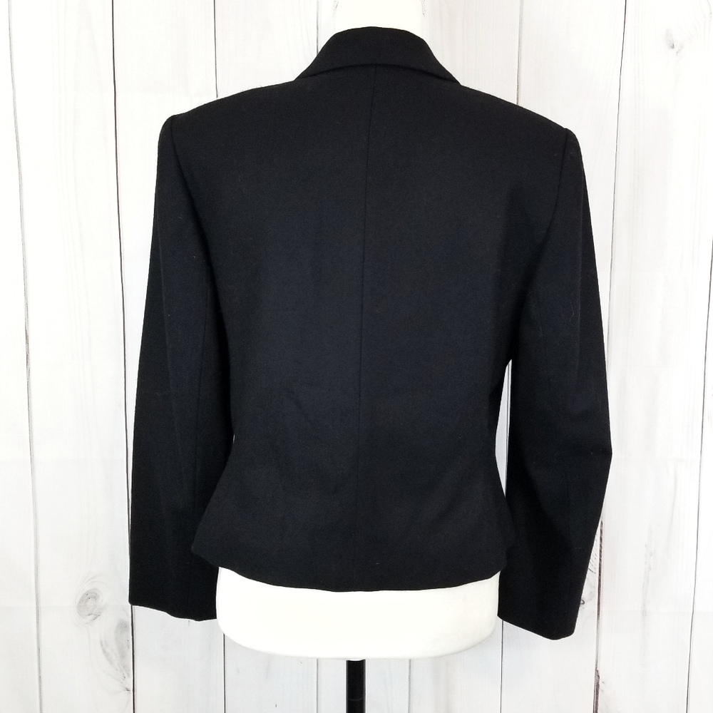 Pendleton Black Wool Button Down Blazer Jacket - image 4